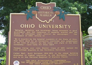 Ohio University -- the first university in Ohio 